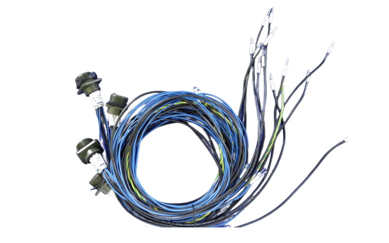 定制数控机床控制柜内部线束